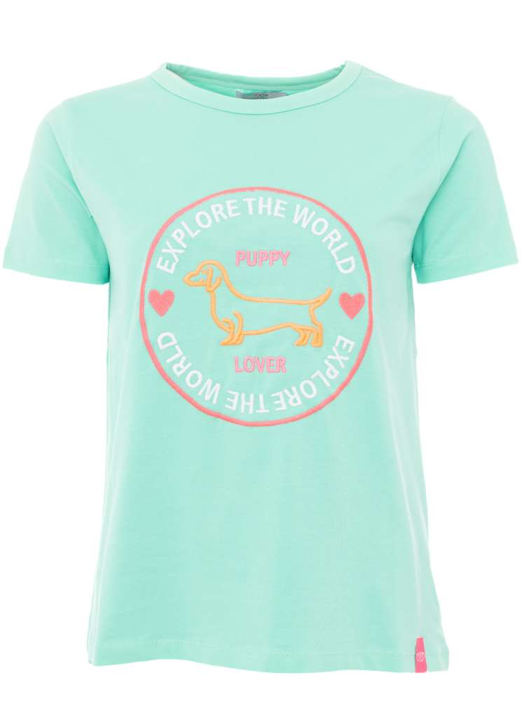 💕 Zwillingsherz Shirt "Explore the world" Grün