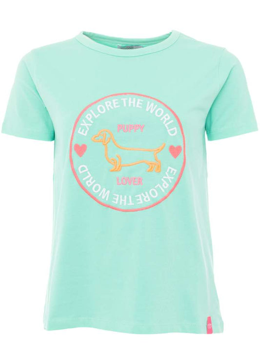 💕 Zwillingsherz Shirt "Explore the world" Grün
