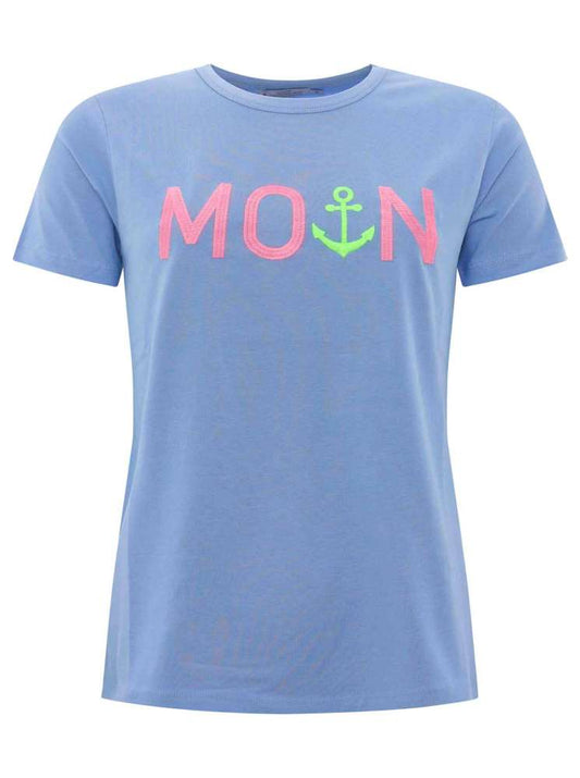 💕 Zwillingsherz T-Shirt "MoinZH" Blau