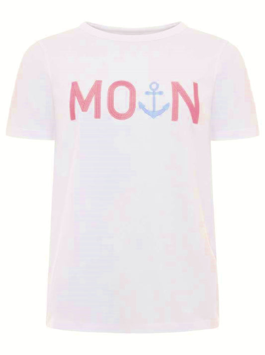 💕 Zwillingsherz T-Shirt "MoinZH" Weiß