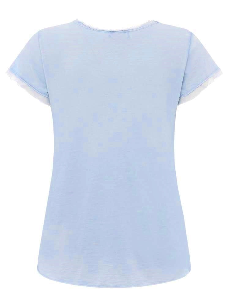 💕 Zwillingsherz Shirt "Tail" Hellblau