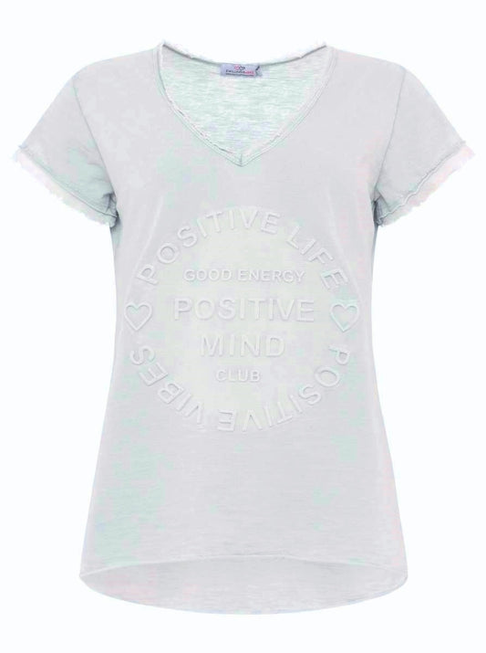 💕 Zwillingsherz Shirt "Tail" Grau