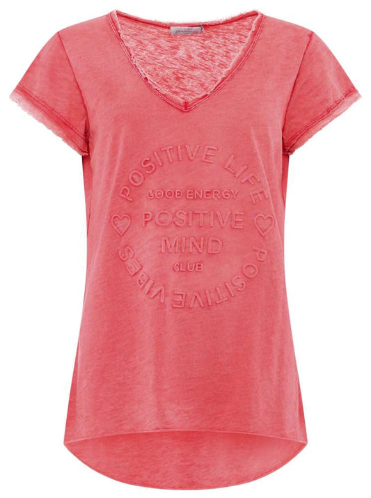 💕 Zwillingsherz Shirt "Tail" Koralle