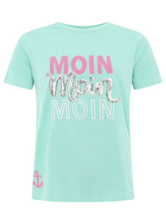 💕 Zwillingsherz T-Shirt "Moin Moin Moin" Mint