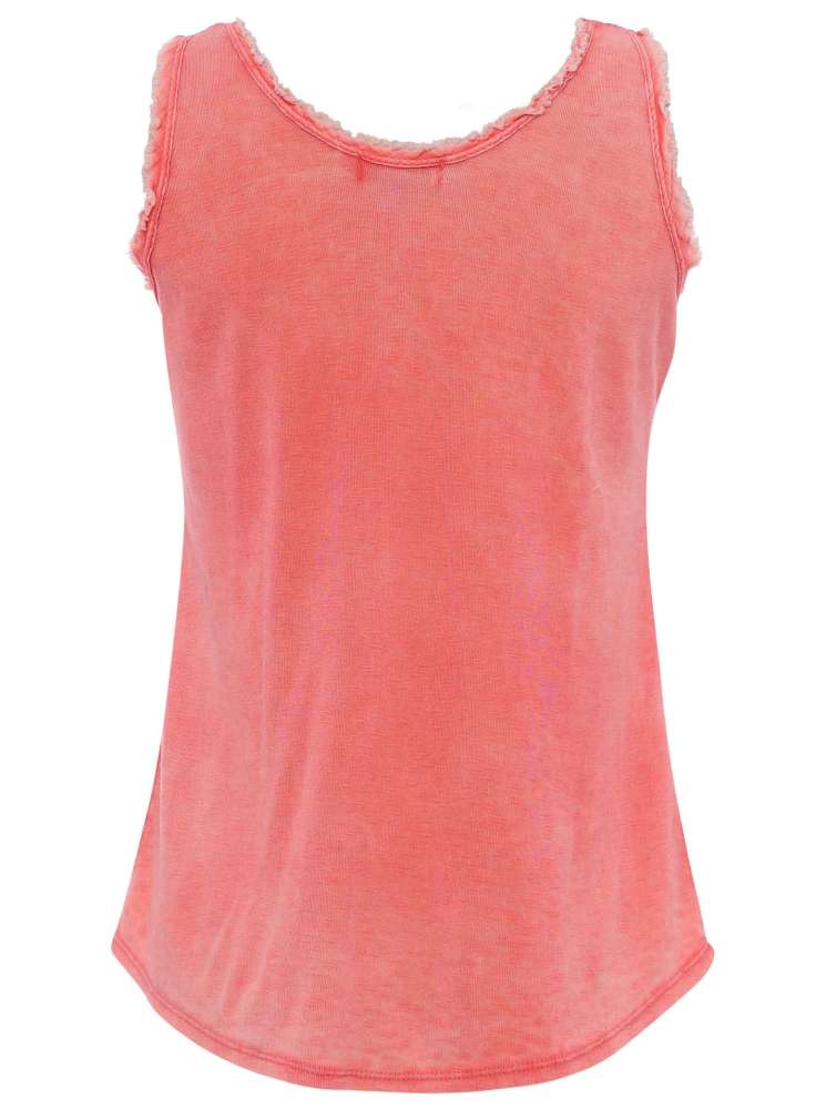 💕 Zwillingsherz Top "Basic" Tanktop Orange