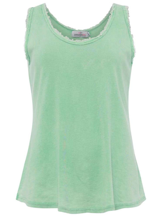 💕 Zwillingsherz Top "Basic" Tanktop Mint