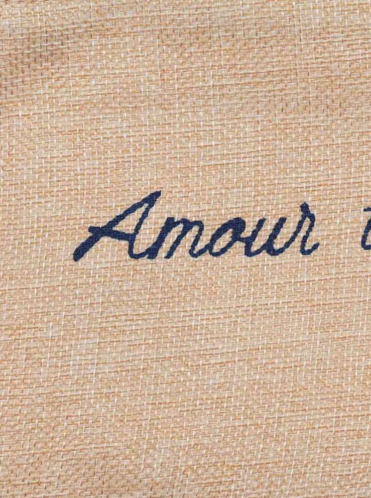 💕 Zwillingsherz Kosmetiktasche "Amour toujours" Pouch Blau