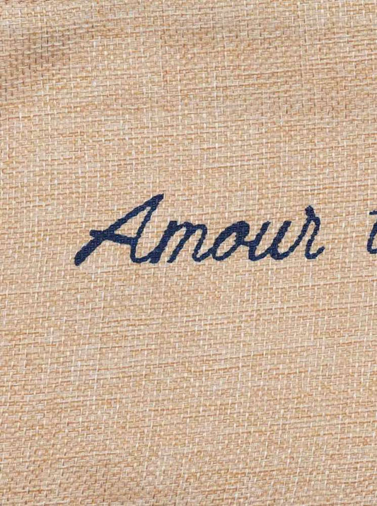 💕 Zwillingsherz Kosmetiktasche "Amour toujours" Pouch Blau