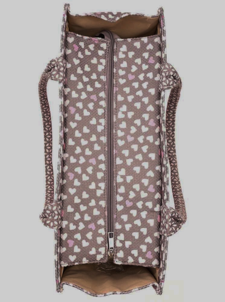 💕 Zwillingsherz Tasche Book Tote "Jocy"  Laptoptasche Grau