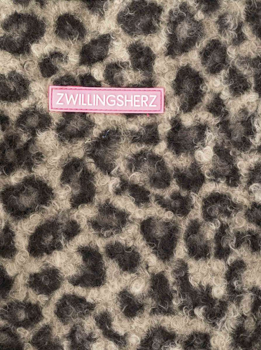 💕 Zwillingsherz Leo Shopper "Patch" Grau