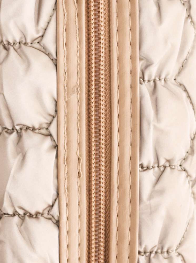 💕 Zwillingsherz Kosmetiktasche "Stepp Metallic" Gold