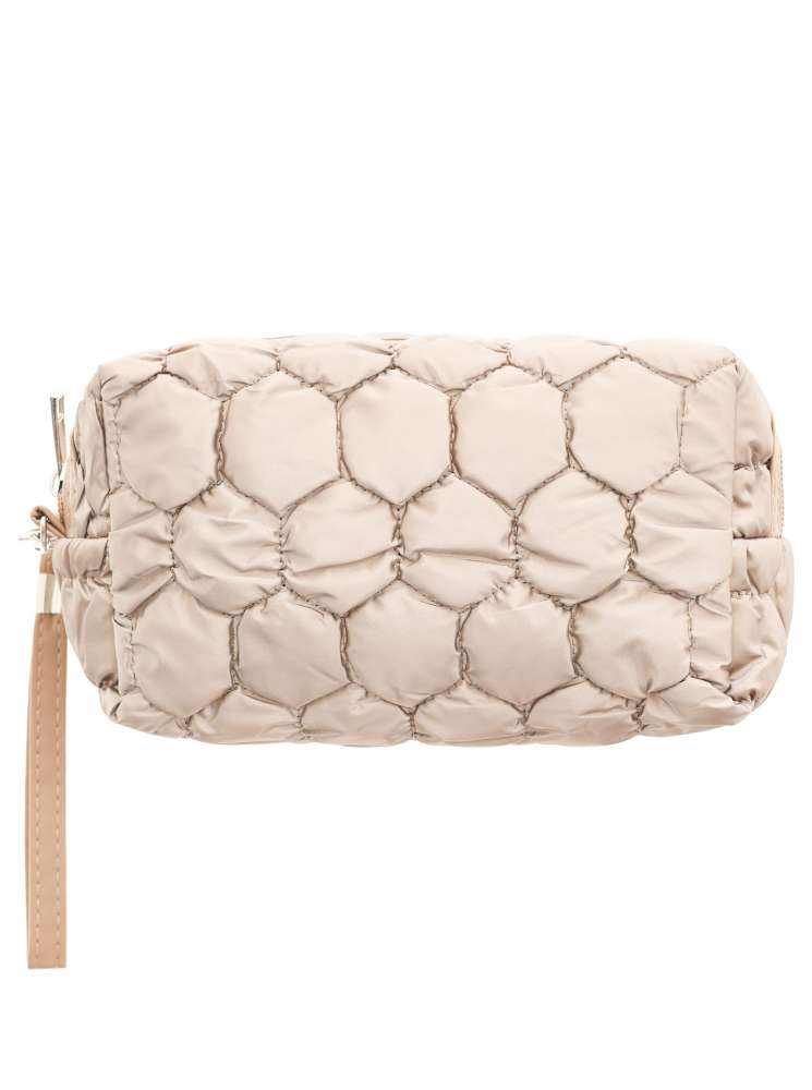 💕 Zwillingsherz Kosmetiktasche "Stepp Metallic" Gold