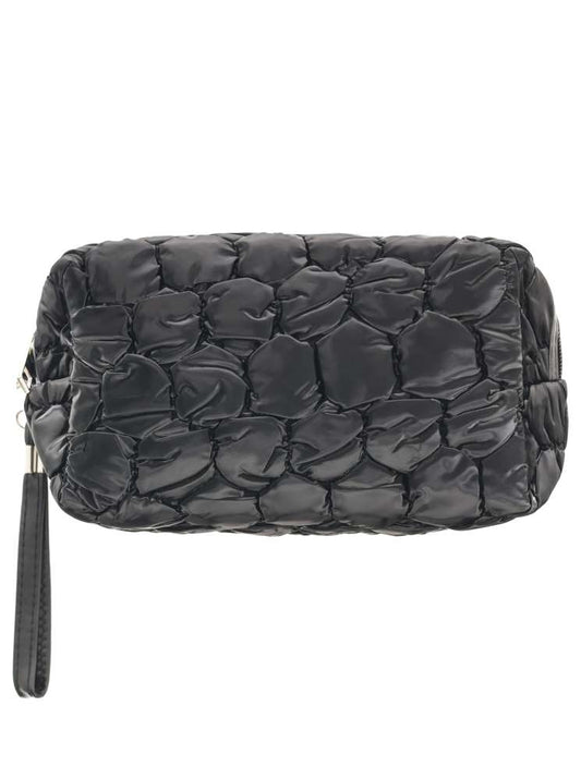💕 Zwillingsherz Kosmetiktasche "Stepp Metallic" Schwarz