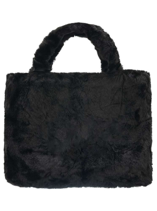 💕 Tasche "Plüsch" groß Schwarz