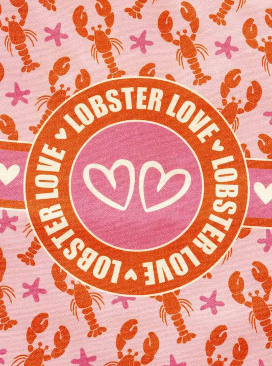 💕 Zwillingsherz Tasche Shopper "Lobster Love" Tote bag Pink