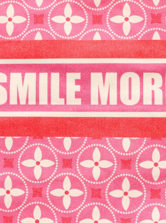 💕 Zwillingsherz Tasche Shopper "Smile More" Tote bag Pink