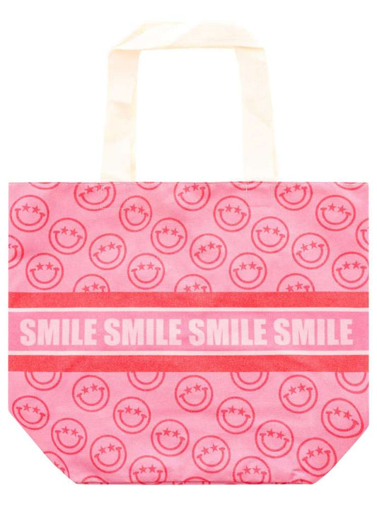 💕 Zwillingsherz Tasche Shopper "Smile Smile Smile" Tote bag Pink