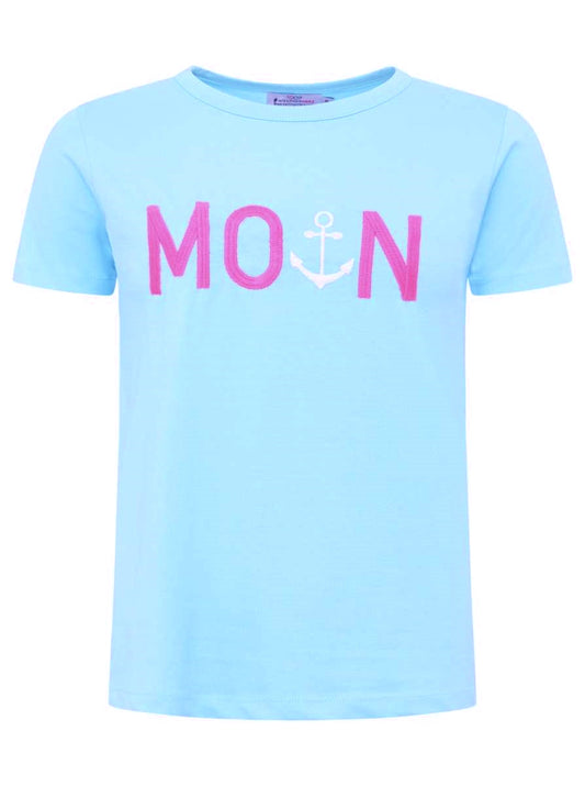 💕 Zwillingsherz T-Shirt "MoinZH" Türkis
