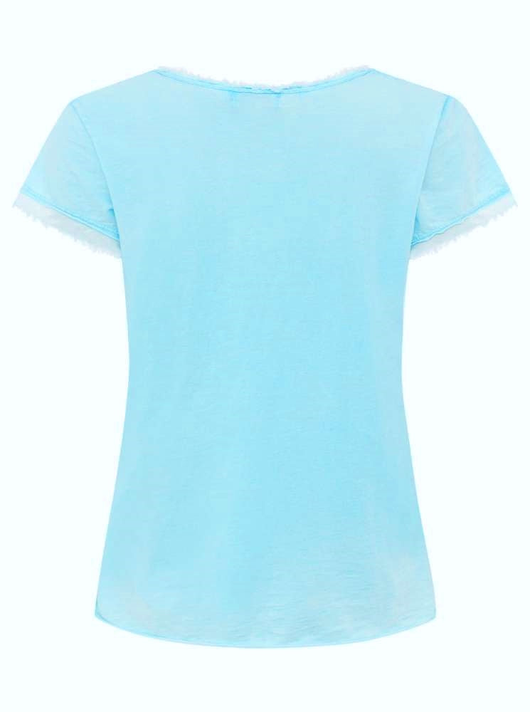 💕 Zwillingsherz Shirt "Tail" Türkis