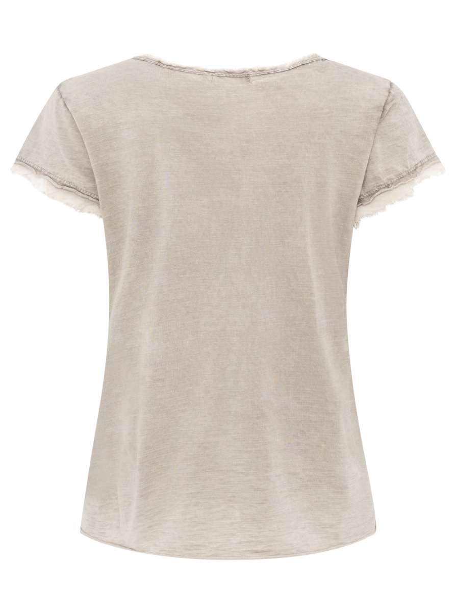 💕 Zwillingsherz Shirt "Tail" Taupe
