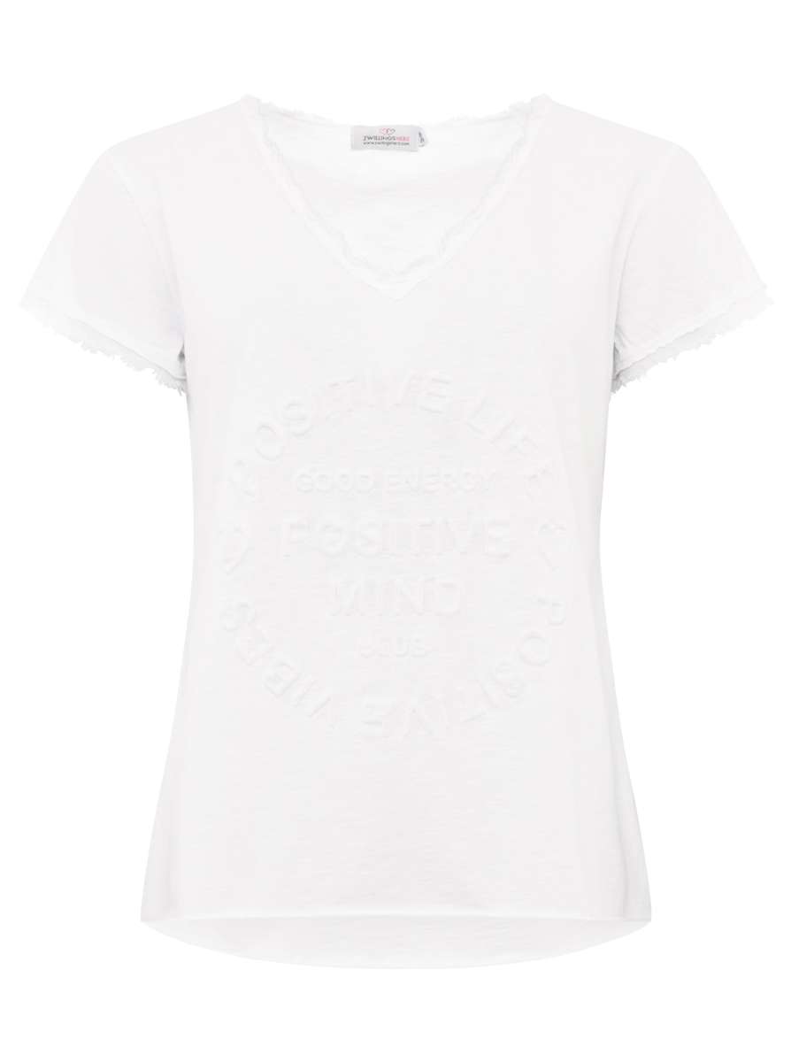💕 Zwillingsherz Shirt "Tail" Weiß