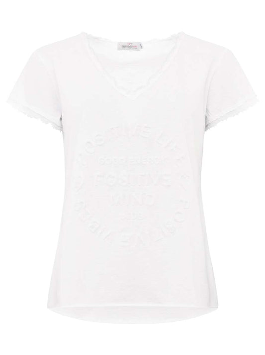 💕 Zwillingsherz Shirt "Tail" Weiß