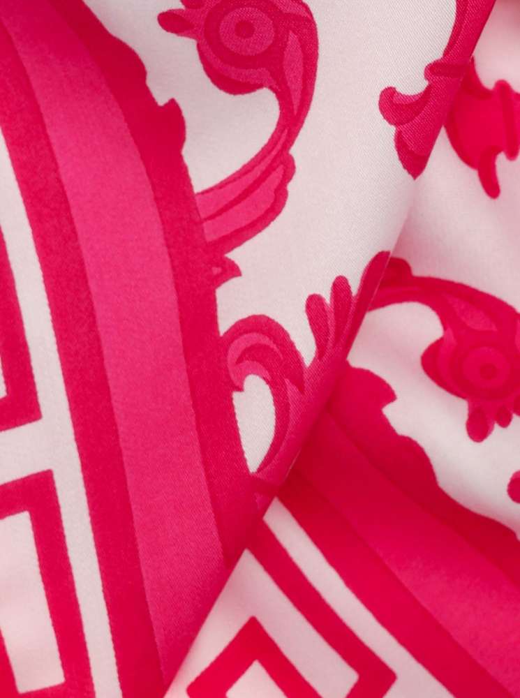 💕 Zwillingsherz Dreieckstuch "Emily" Pink Viereck Bambus nachhaltig organic