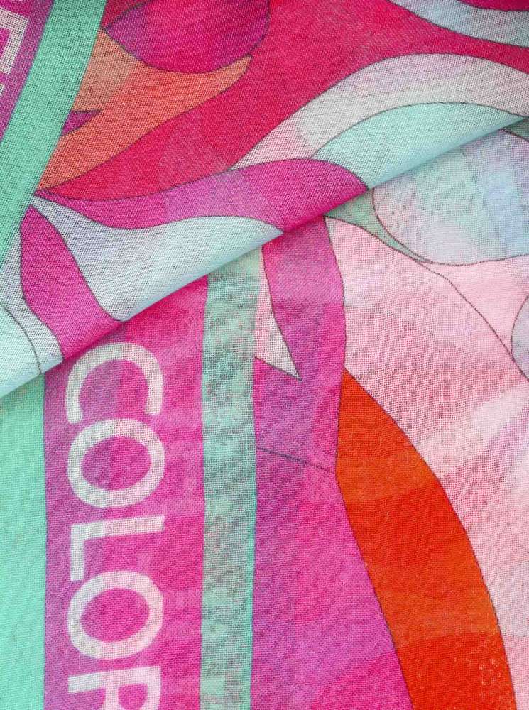 💕 Zwillingsherz Dreieckstuch Viereck "Colorful Heart" Mint Pink