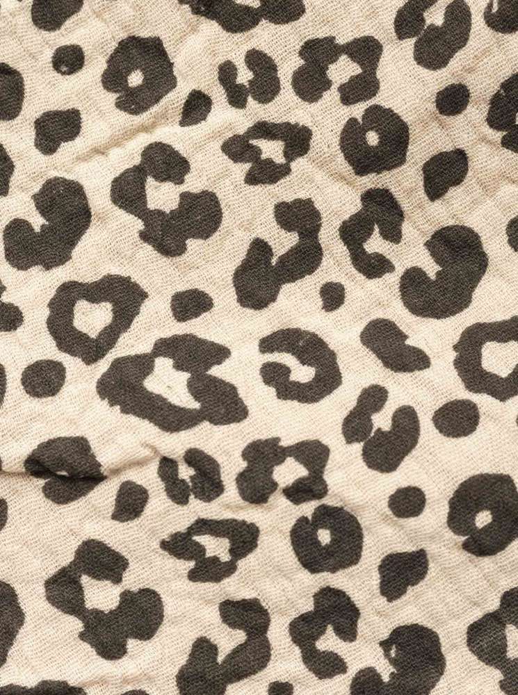 💕 Zwillingsherz Dreieckstuch "Leo & Colors" Musselin Viereck Beige