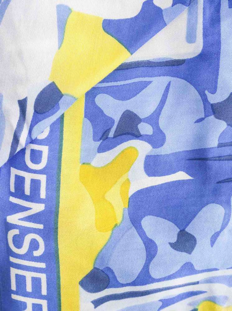 💕 Zwillingsherz Dreieckstuch "Sii Felice" Royalblau Viereck Bambus nachhaltig organic