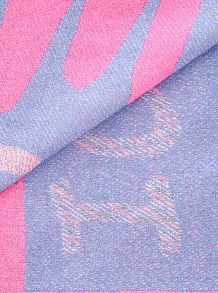 💕 Zwillingsherz Viereckstuch "Strandglück Fernweh" Wolle Jeansblau