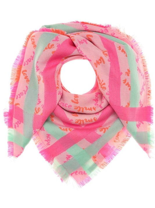 💕 Zwillingsherz Dreieckstuch Viereck "Tinke" Rosa