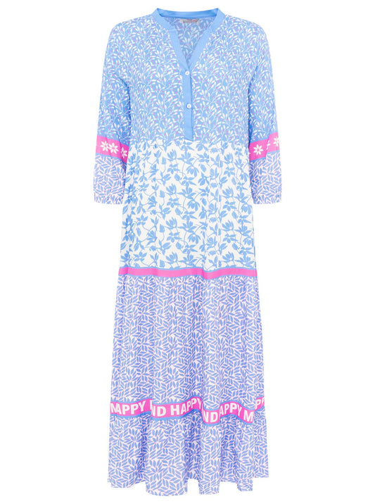 💕 Zwillingsherz Maxikleid "Happy Mind" Hellblau