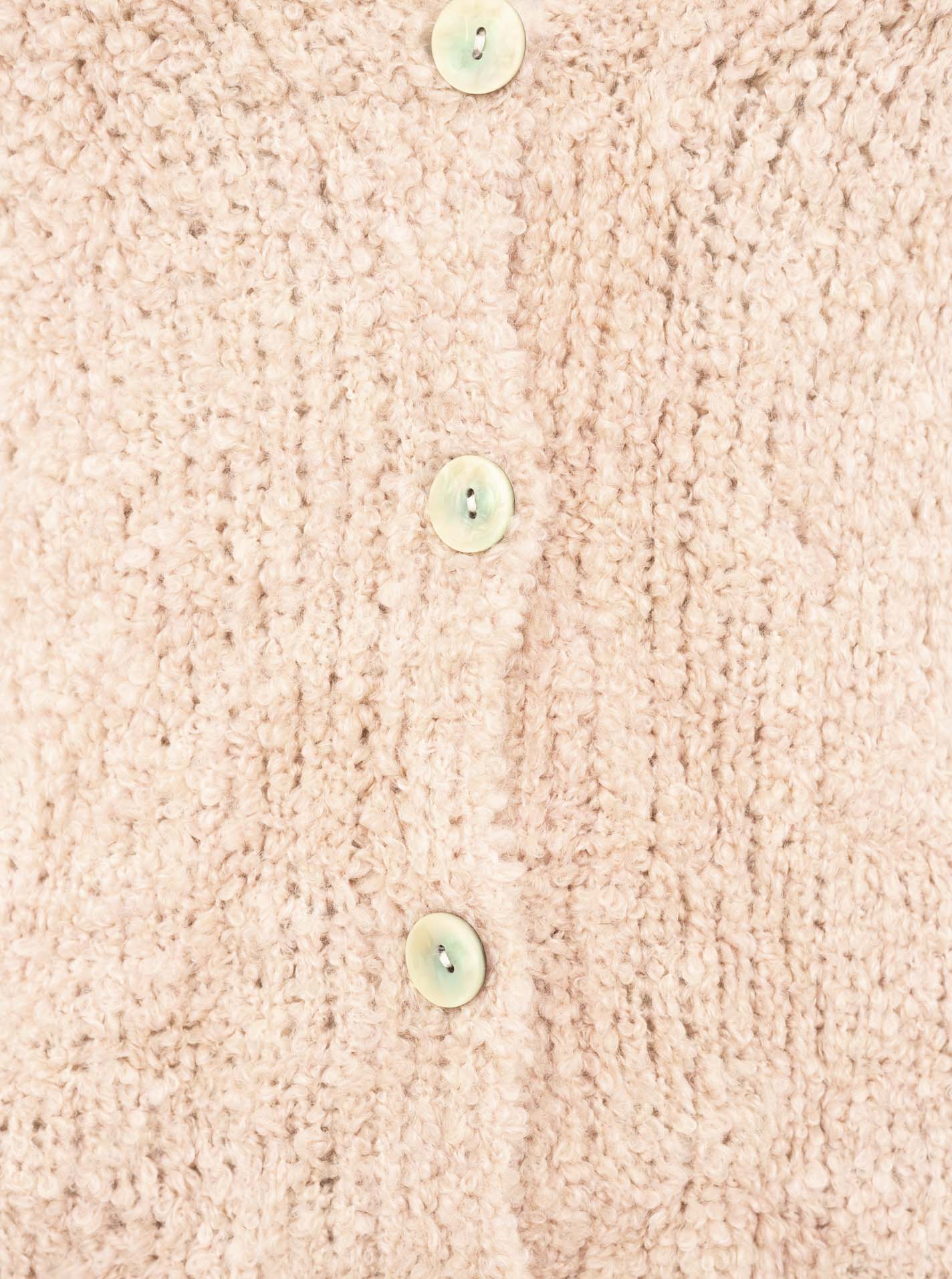 💕 Zwillingsherz Strickjacke Cardigan "Plüsch" Wolle Rosa