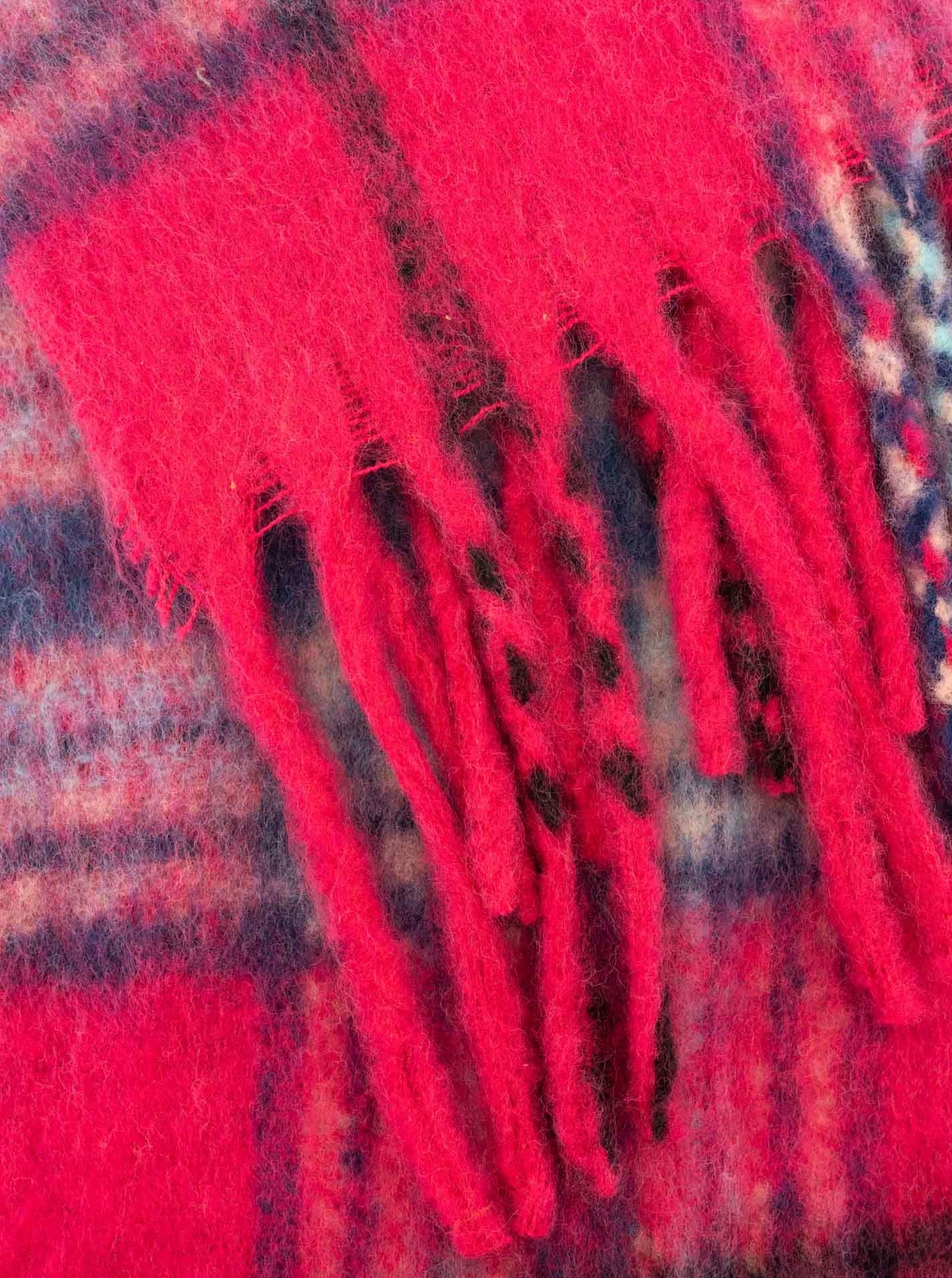 💕 Zwillingsherz Schal "Vintage Karo" Pink