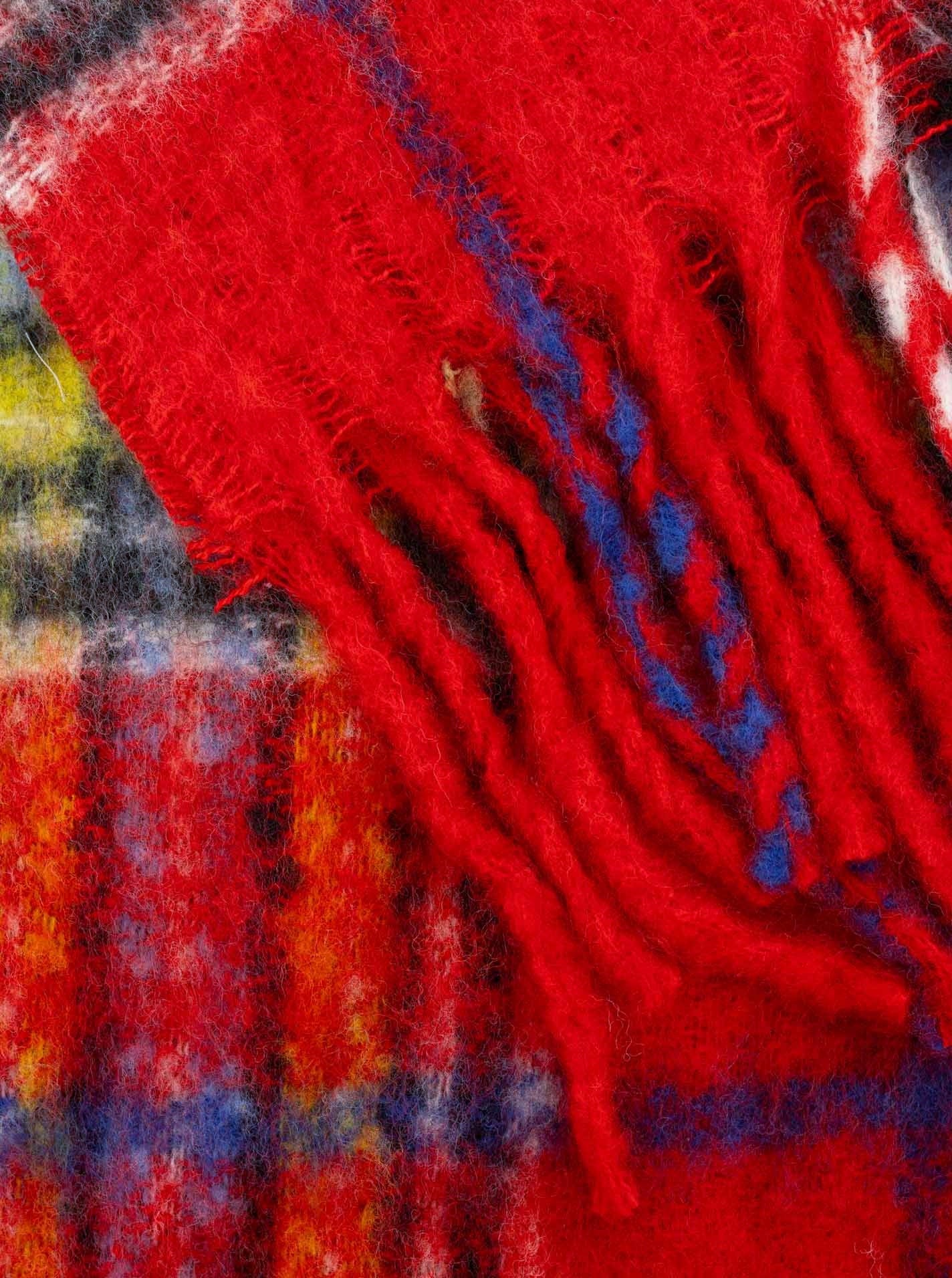 💕 Zwillingsherz Schal "Vintage Karo" Rot