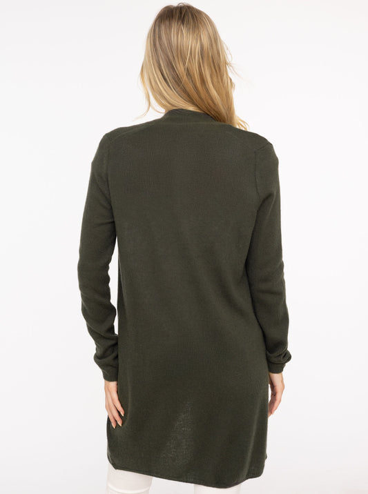💕Zwillingsherz Strickjacke "Graz" 100 % Kaschmir Loose Knit Olive