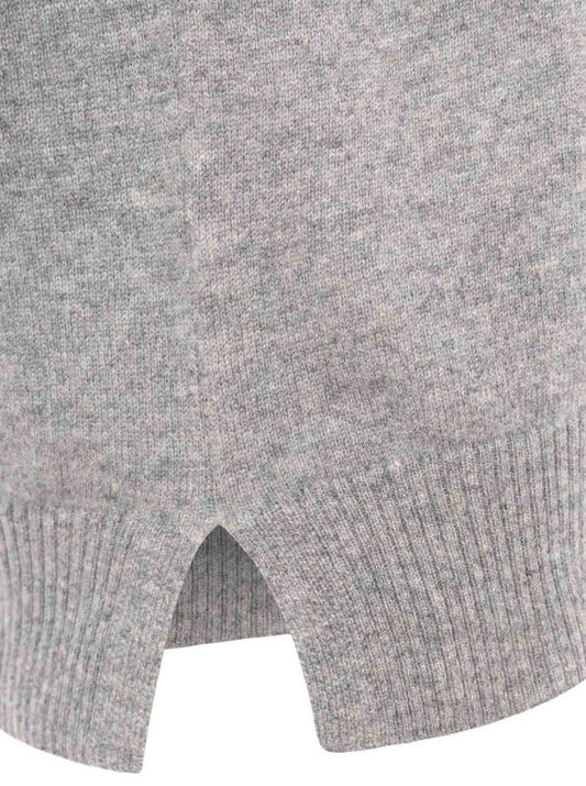 💕 Zwillingsherz Pullover Pulli Rolli Rollkragenpullover 100 % Kaschmir "High Neck" Mittelgrau