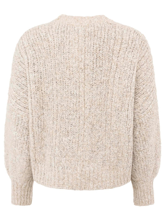 💕 Zwillingsherz Strickjacke Cardigan "Zopf" Alpaka Beige