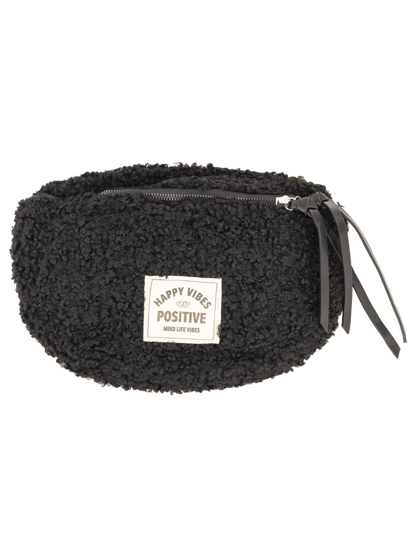 Crossbodybag Teddy "Good Vibes" Schwarz