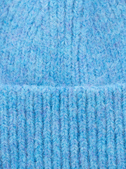 💕 Zwillingsherz Mütze "No Patch" Blau