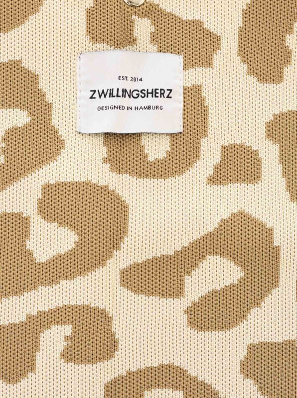 💕 Zwillingsherz XXL Shopper "Leo" Tasche Beige