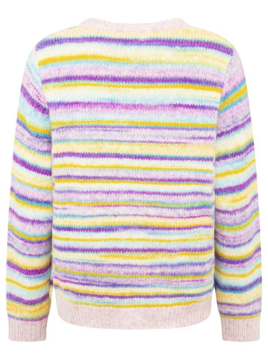 💕 Zwillingsherz Strickjacke Cardigan "Kleine Streifen" Bunt