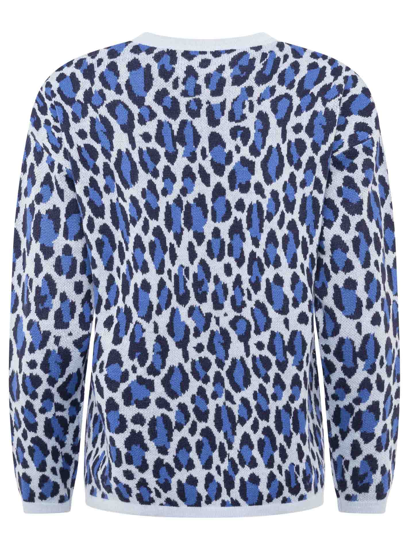 💕 Zwillingsherz Pullover Pulli "Wild Heart" Blau