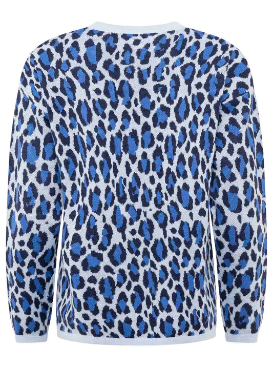 💕 Zwillingsherz Pullover Pulli "Wild Heart" Blau