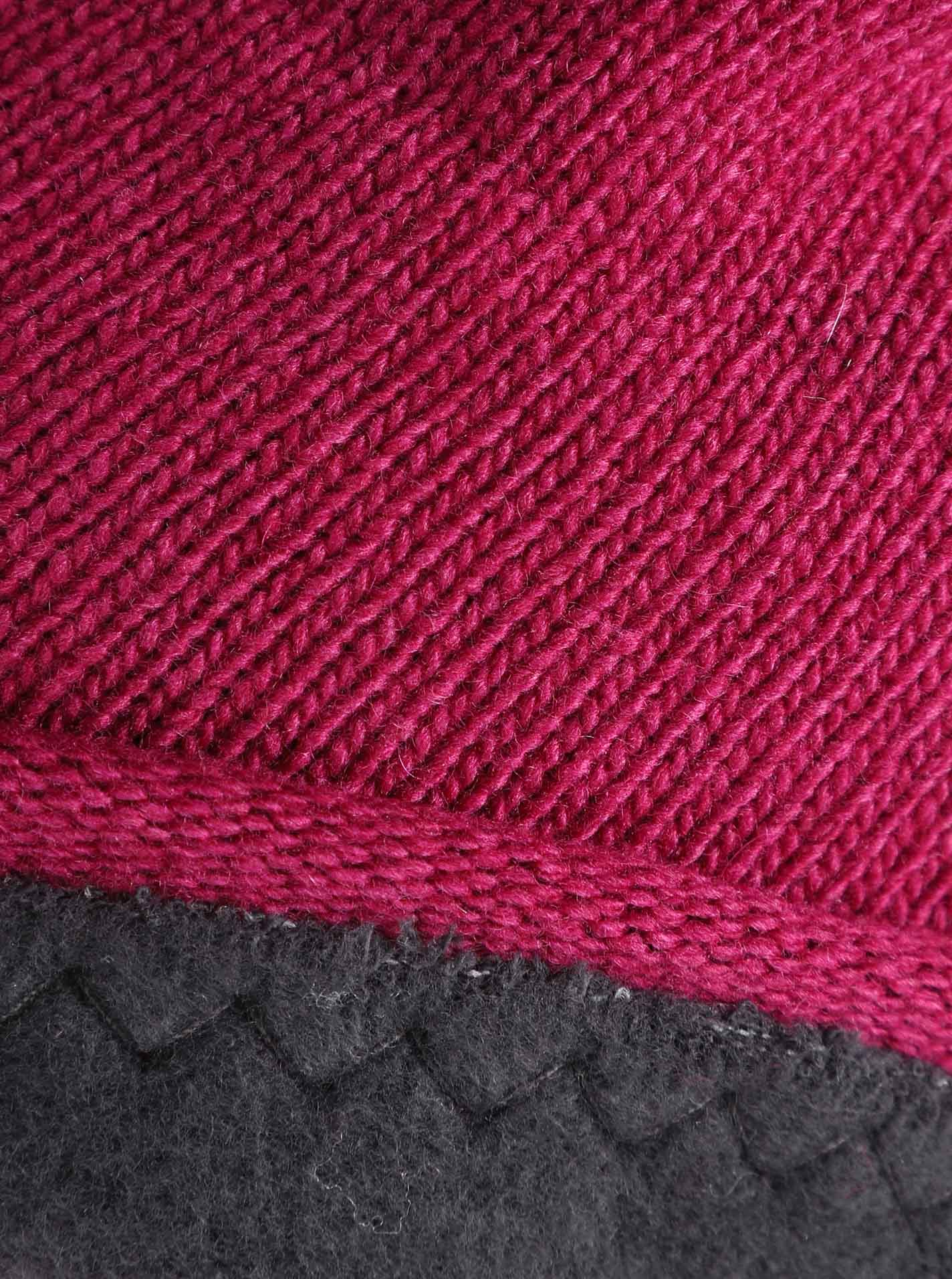 💕 Zwillingsherz Mütze "Classic" Blogger Beanie Wolle Fleece Beere