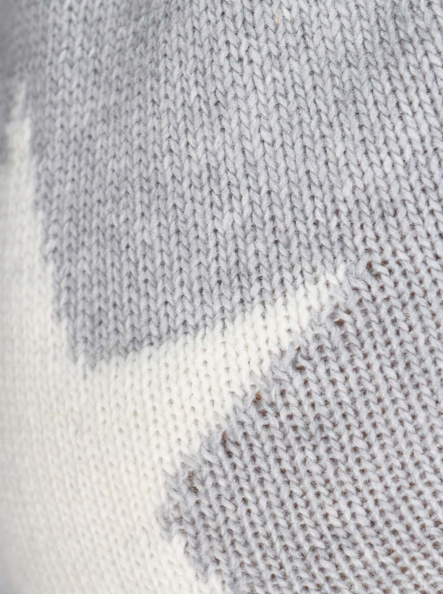 💕 Zwillingsherz Mütze "Sternlein" Beanie Kaschmir Wolle Viskose Fleece Hellgrau