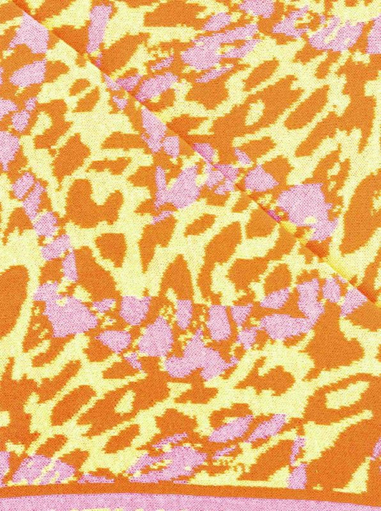 💕 Zwillingsherz Dreieckstuch "Zebra Leo" Baumwolle Bunt