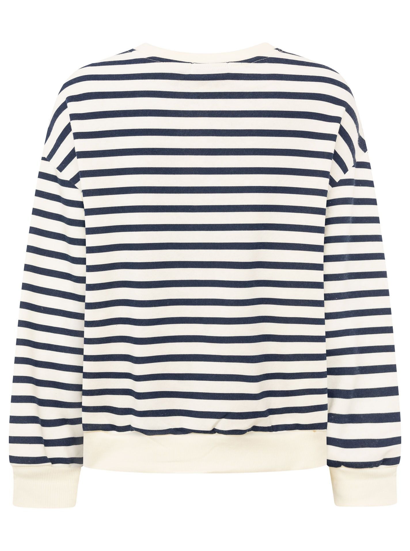 💕 Zwillingsherz Sweatshirt "Basic Stripes" Sweater Oversize Navy