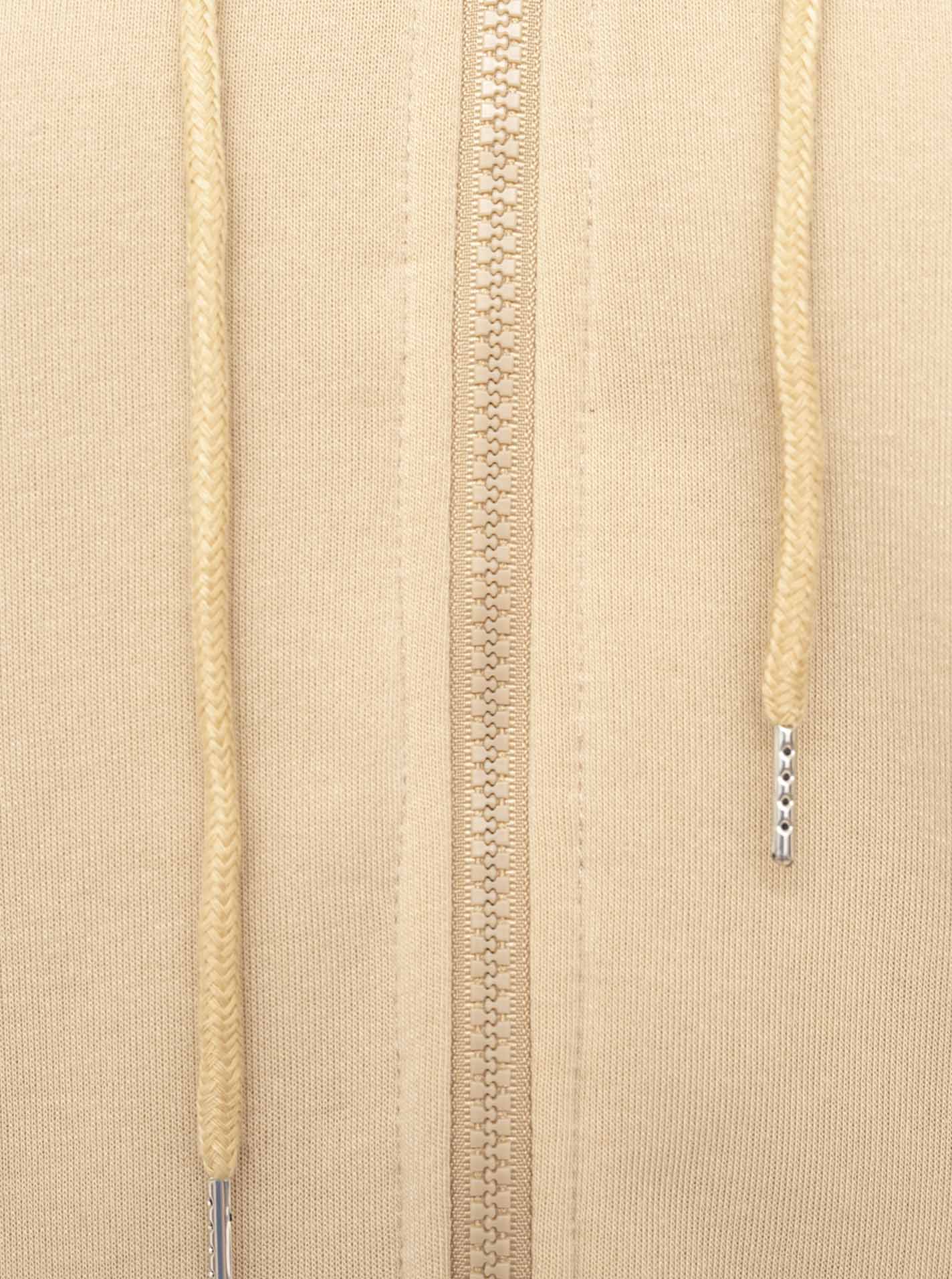 💕 Zwillingsherz Hoodiejacke Zip "Basic Uni" Beige